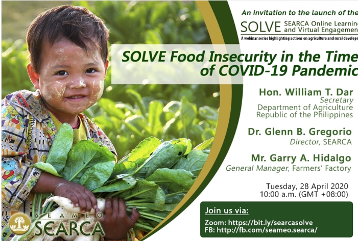 Agri digitalization, e-agriculture, e-Kadiwa pushed as COVID-19 threatens food security, drags down farmers’&nbsp;income