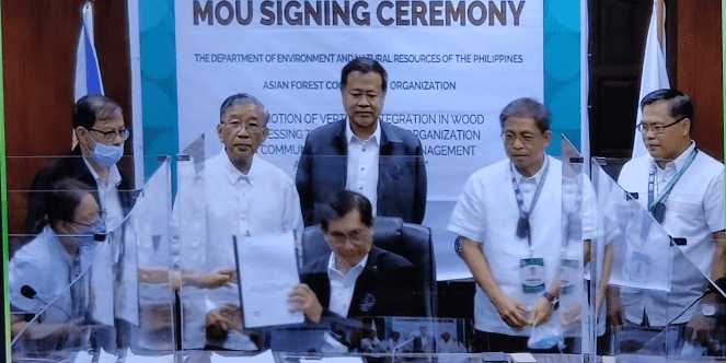 DENR enters MOU with AFoCO for value added wood production from Negros Oriental, Agusan del Sur forests, project to generate jobs for grassroots&nbsp;communities
