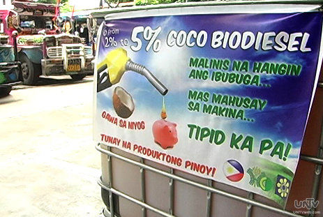 Govt urged to raise biodiesel mix to 5% to take advantage of P23.4 billion forex&nbsp;savings